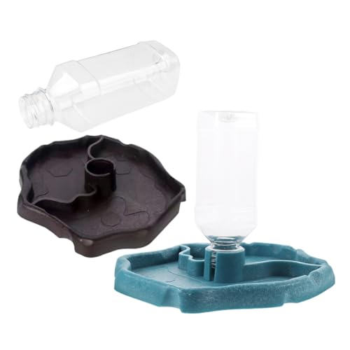 HOUDERCO 2stücke Automatischer Reptilien-wassernapf Langlebiger Futter Und Wasserspender Für Schildkröten Und Echsen Einfache Reinigung Multifunktional Lake von HOUDERCO