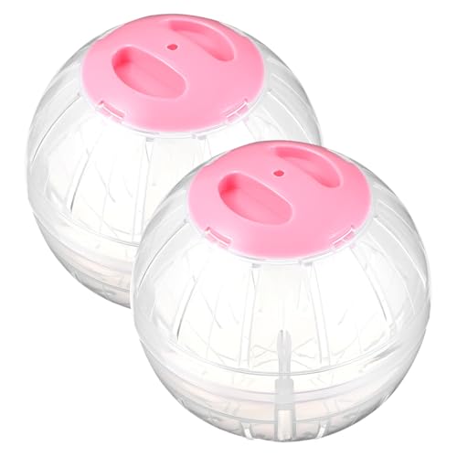 HOUDERCO 2 Stück Hamster Laufkugel mit Sicherheitsverschluss und Belüftungslöchern für Zwerghamster und Kleintiere Atmungsaktiv für Bewegung und Fitness HOUDERCO 2 Stück Hamster Laufkugel mit Sicherheitsverschluss und Belüftungslöchern für Zwerghamster und Kleintiere Atmungsaktiv für Bewegung und Fitness von HOUDERCO