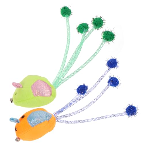 HOUDERCO 2stücke Mausförmiges Katzenspielzeug Weiche Plüschmaus Für Katzen Interaktives Kauspielzeug Aktivität Und Mentalen Für Kätzchen Und Erwachsene Katzen Langlebig Und Sicher HOUDERCO 2stücke Mausförmiges Katzenspielzeug Weiche Plüschmaus Für Katzen Interaktives Kauspielzeug Aktivität Und Mentalen Für Kätzchen Und Erwachsene Katzen Langlebig Und Sicher von HOUDERCO