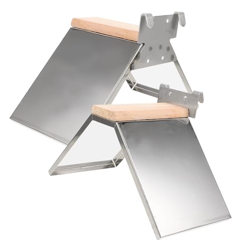 HOUDERCO 2 Stück Taubenstand aus Vogelstange für Tauben und Vögel für Heim und Renn Tauben Sichere Spielmöglichkeit für Haustiere von HOUDERCO