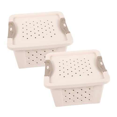HOUDERCO 2 Stück Tragbarer Hamster Transportbehälter Atmungsaktive Kunststoff Kleintierbox für Meerschweinchen Kaninchen Vögel Große Kapazität Sicherer Haustier Käfig für Reisen und HOUDERCO 2 Stück Tragbarer Hamster Transportbehälter Atmungsaktive Kunststoff Kleintierbox für Meerschweinchen Kaninchen Vögel Große Kapazität Sicherer Haustier Käfig für Reisen und von HOUDERCO
