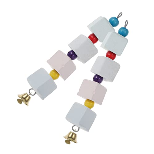 HOUDERCO Kauspielzeug-Set Für Papageien 2 Stück Vogelkäfig-Spielzeug Mineralmaterial Für Vögel Zufällige Farbe HOUDERCO Kauspielzeug-Set Für Papageien 2 Stück Vogelkäfig-Spielzeug Mineralmaterial Für Vögel Zufällige Farbe von HOUDERCO