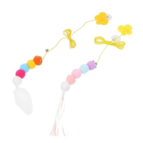 HOUDERCO 2Stücke Interaktives Katzenspielzeug mit Nackseil Bissresistentes Kätzchen für Stundenlangen Spaß für Haustiere und Katzenliebhaber HOUDERCO 2Stücke Interaktives Katzenspielzeug mit Nackseil Bissresistentes Kätzchen für Stundenlangen Spaß für Haustiere und Katzenliebhaber von HOUDERCO