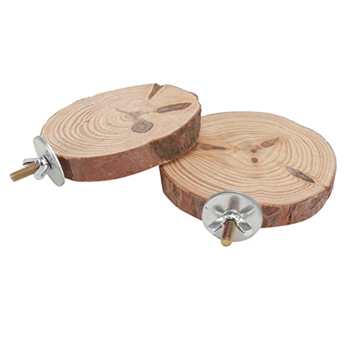 HOUDERCO 2stücke Vogel Stand Stangen Für Papageien Und Kleintiere Pack Kiefernholz Spielbrett Für Sittiche Langlebig Und Robust Zum Spielen Und Klettern von HOUDERCO