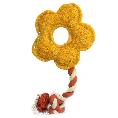 HOUDERCO 2Stücke Luffa Blütenförmiges Haustier für Hunde und Katzen Interaktives Kauen und Beißen zur Zahnpflege Sicheres und Langlebiges Zufälliger Seilfarbe HOUDERCO 2Stücke Luffa Blütenförmiges Haustier für Hunde und Katzen Interaktives Kauen und Beißen zur Zahnpflege Sicheres und Langlebiges Zufälliger Seilfarbe von HOUDERCO