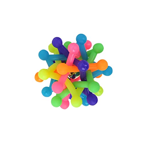 HOUDERCO 2Stücke Molar Toy aus Weichem Hohlball mit Glockenton Pädagogisches Reinigungszubehör für Haustiere für Welpen und Kleine HOUDERCO 2Stücke Molar Toy aus Weichem Hohlball mit Glockenton Pädagogisches Reinigungszubehör für Haustiere für Welpen und Kleine von HOUDERCO