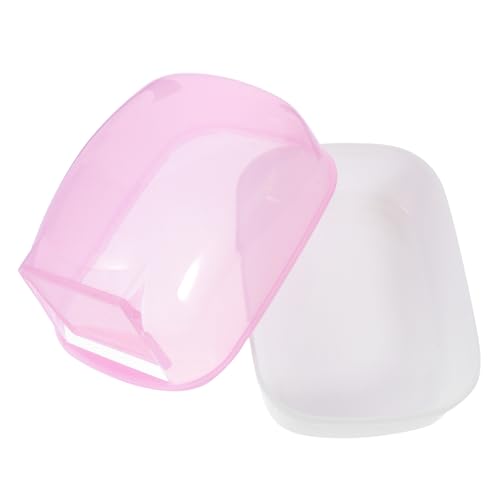HOUDERCO 2Stücke Staubfeste Hamster Badewanne Transparente Kunststoff Hamsterbox mit Automatischer Tür für Chinchillas und Kleine Haustiere zu Reinigen HOUDERCO 2Stücke Staubfeste Hamster Badewanne Transparente Kunststoff Hamsterbox mit Automatischer Tür für Chinchillas und Kleine Haustiere zu Reinigen von HOUDERCO