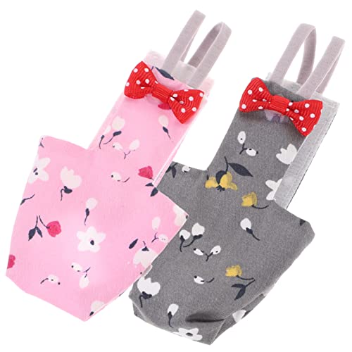 HOUDERCO 2stücke Papagei Windel Kleidung Waschbar Vogel Flug Anzug Für Haustier Zubehör Vogelkleidung Ornament Sittichkäfige von HOUDERCO