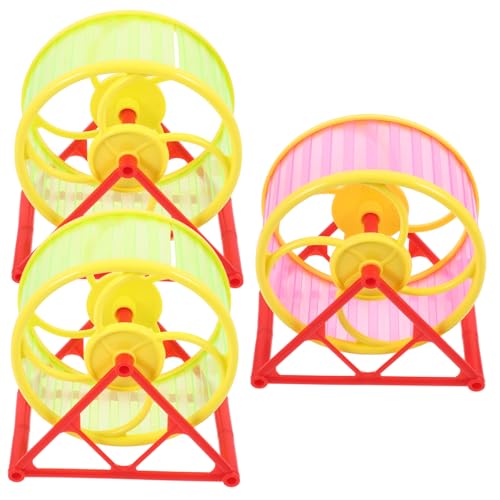 HOUDERCO 3St Hamster Laufband Hamster-Laufball stilles Mäuserad Hamster Auto Hamster-Übungsbälle Pfote Hamster hamsterspielzeug Hamster Sportspielzeug Laufband für Hamster Plastik HOUDERCO 3St Hamster Laufband Hamster-Laufball stilles Mäuserad Hamster Auto Hamster-Übungsbälle Pfote Hamster hamsterspielzeug Hamster Sportspielzeug Laufband für Hamster Plastik von HOUDERCO