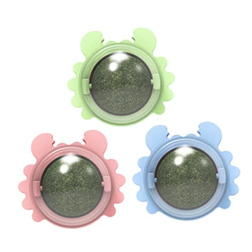 HOUDERCO 3Stücke Interaktive Katzenminze Bälle Für Katzen Zur Zahnreinigung Rotierende Minzbälle Und Fördert Saubere Zähne Und Spielerische Interaktion HOUDERCO 3Stücke Interaktive Katzenminze Bälle Für Katzen Zur Zahnreinigung Rotierende Minzbälle Und Fördert Saubere Zähne Und Spielerische Interaktion von HOUDERCO