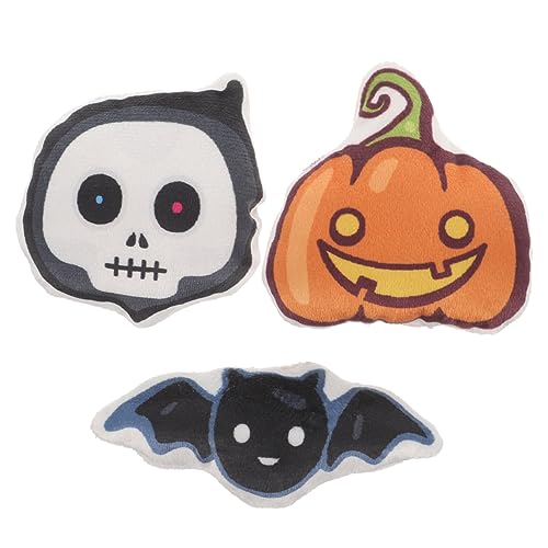 HOUDERCO 3Stücke Interaktives Katzenspielzeug Aus Plüsch Beißspielzeug Für Katzen Halloween Design Kürbis Fledermaus Skelett Für Katzenübung Und Spaß HOUDERCO 3Stücke Interaktives Katzenspielzeug Aus Plüsch Beißspielzeug Für Katzen Halloween Design Kürbis Fledermaus Skelett Für Katzenübung Und Spaß von HOUDERCO