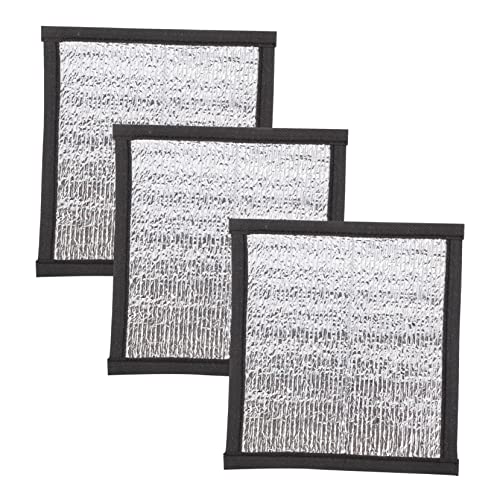 HOUDERCO Wärmende Schlafmatte Für Haustiere 3er-Set Heizkissen Für Reptilien Heizung Unter Dem Tank Für Reptilien Leicht Kompakt 16 X 16 cm von HOUDERCO