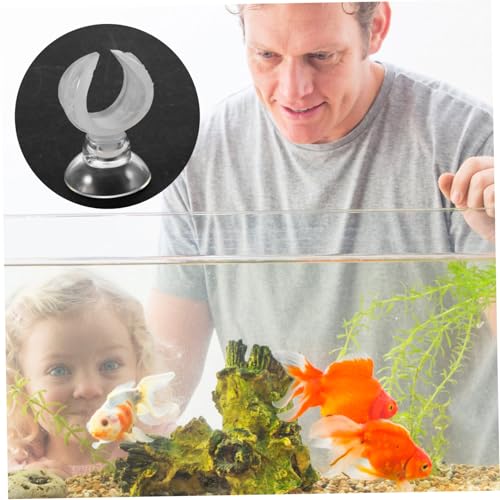 HOUDERCO 4 Stück Aquarium Schlauchhalter Saugnapfclips Transparent Stabile Kunststoffhalterung für Futter Zuluftschläuche Flexibel und Einfach zu Befestigen Glasflächen HOUDERCO 4 Stück Aquarium Schlauchhalter Saugnapfclips Transparent Stabile Kunststoffhalterung für Futter Zuluftschläuche Flexibel und Einfach zu Befestigen Glasflächen von HOUDERCO