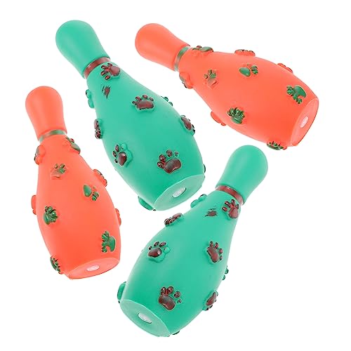 HOUDERCO 4 Stücke Hundespielzeug Quietschende Hundekauspielzeug Für Hunde Haustier Kauspielzeug Heimtierbedarf Zufällige Farbe HOUDERCO 4 Stücke Hundespielzeug Quietschende Hundekauspielzeug Für Hunde Haustier Kauspielzeug Heimtierbedarf Zufällige Farbe von HOUDERCO