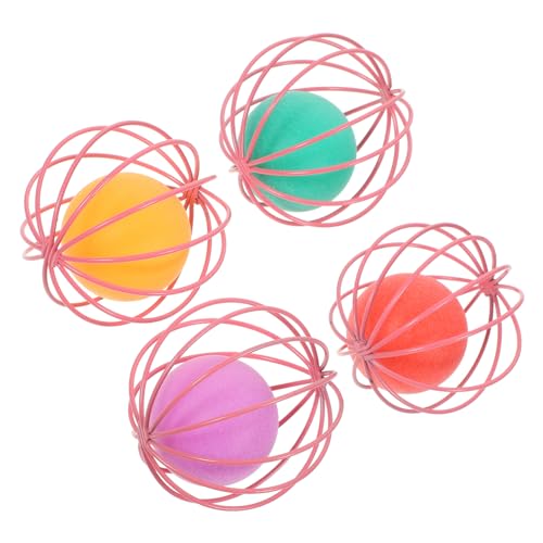 HOUDERCO 4 Stück Katzenbälle Katzen-Puzzle-Feeder Katzenspielzeug für drinnen interaktives plastikball cat Toys Jagdbälle für Katzen Kätzchen-Katzenspielzeug für den Innenbereich HOUDERCO 4 Stück Katzenbälle Katzen-Puzzle-Feeder Katzenspielzeug für drinnen interaktives plastikball cat Toys Jagdbälle für Katzen Kätzchen-Katzenspielzeug für den Innenbereich von HOUDERCO
