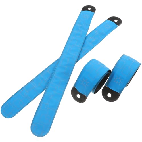 HOUDERCO Sicherheits- -pferdebeinband 4er-Pack für Nachtreiten Laufen Radfahren Reflektierendes Armband von HOUDERCO