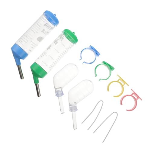 HOUDERCO 4 Stück Teiliges Kleine Haustier Trinkflasche mit Rollkugel Transparente Wasserflasche für Hamster Kaninchen Meerschweinchen Einfach zu Bedienen Hygienisch und Praktisch HOUDERCO 4 Stück Teiliges Kleine Haustier Trinkflasche mit Rollkugel Transparente Wasserflasche für Hamster Kaninchen Meerschweinchen Einfach zu Bedienen Hygienisch und Praktisch von HOUDERCO