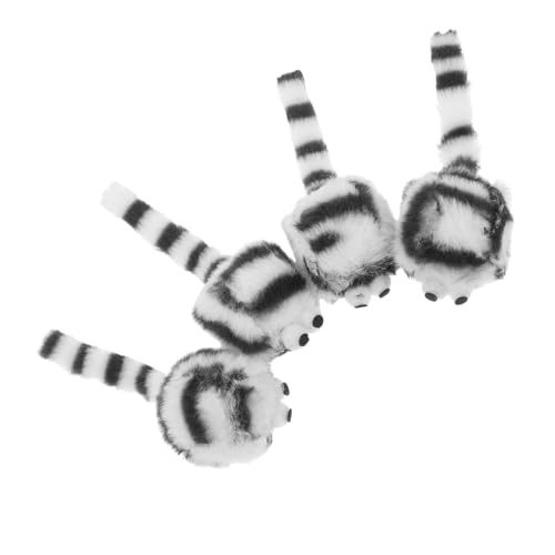 HOUDERCO 4Stücke Interaktive Katzenspielzeuge Plüschmäuse für Katzen zur Selbstunterhaltung für Tiergeschäfte Fördert Spielspaß HOUDERCO 4Stücke Interaktive Katzenspielzeuge Plüschmäuse für Katzen zur Selbstunterhaltung für Tiergeschäfte Fördert Spielspaß von HOUDERCO