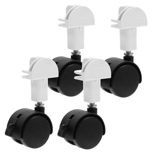 HOUDERCO 4Stücke Katzenkäfig Räder Mobile Caster für Sicheren Transport und Einfache Geeignet für Katzenkäfige und Hundekäfigmöbel Verbesserte Stabilität und Vielseitige von HOUDERCO