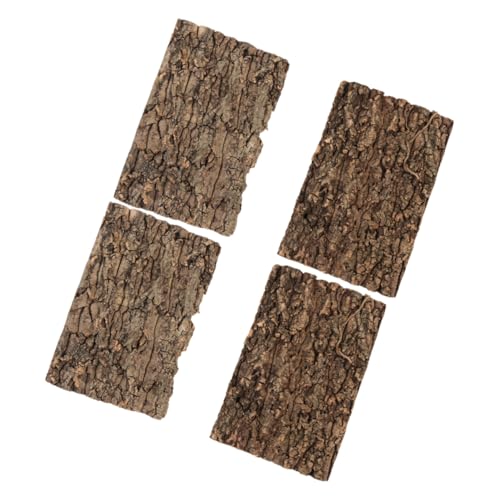 HOUDERCO 4Stücke Naturkork für Terrarium Reptilien Dekoration Klettermatte für Eidechsen und Schildkröten für Lebensechte und Aquariengestaltung HOUDERCO 4Stücke Naturkork für Terrarium Reptilien Dekoration Klettermatte für Eidechsen und Schildkröten für Lebensechte und Aquariengestaltung von HOUDERCO