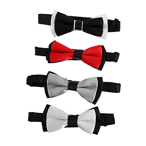 HOUDERCO 4Stücke Teiliges Haustier Bowtie für Kleine und Katzen Handgefertigte Verstellbare Krawatten für Welpen Stilvolle für Partys und Besondere Anlässe HOUDERCO 4Stücke Teiliges Haustier Bowtie für Kleine und Katzen Handgefertigte Verstellbare Krawatten für Welpen Stilvolle für Partys und Besondere Anlässe von HOUDERCO