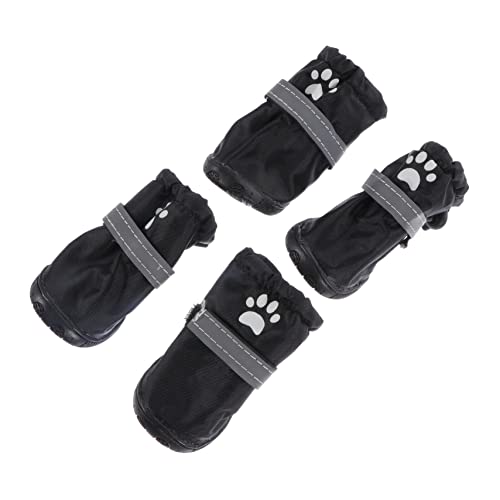 HOUDERCO 4Stücke wasserdichte Hundeschuhe rutschfeste Regenstiefel für Kleine für Outdoor Aktivitäten die Ihres Haustiers Nässe und Schmutz HOUDERCO 4Stücke wasserdichte Hundeschuhe rutschfeste Regenstiefel für Kleine für Outdoor Aktivitäten die Ihres Haustiers Nässe und Schmutz von HOUDERCO