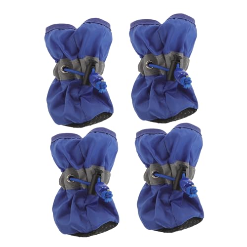 HOUDERCO 4Stücke wasserdichte rutschfeste Hundeschuhe für Kleine bis Mittlere XXXL Pfotenschutz bei Jedem für Outdoor Aktivitäten und HOUDERCO 4Stücke wasserdichte rutschfeste Hundeschuhe für Kleine bis Mittlere XXXL Pfotenschutz bei Jedem für Outdoor Aktivitäten und von HOUDERCO
