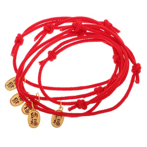 HOUDERCO 5 Stück Teiliges Handgefertigtes Haustierhalsband aus Seil Verstellbare Katzen und Hundekette mit Anhänger für Kleine Haustiere Bequem und Stylisch von HOUDERCO