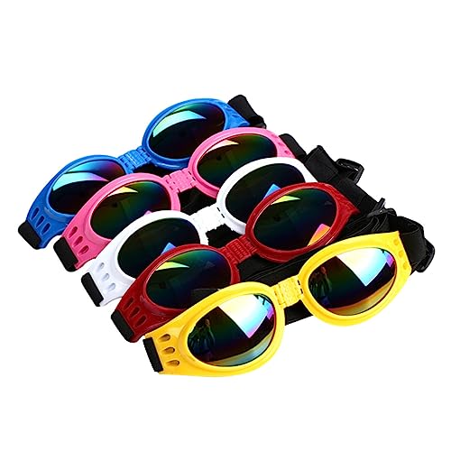 HOUDERCO 5Stücke Haustier Sonnenbrille UV Schutz für Katzen Verstellbare und Bequeme Brillen aus Hochwertigem für Schützt Sonnenstrahlen HOUDERCO 5Stücke Haustier Sonnenbrille UV Schutz für Katzen Verstellbare und Bequeme Brillen aus Hochwertigem für Schützt Sonnenstrahlen von HOUDERCO