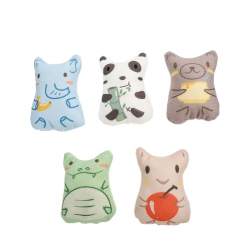 HOUDERCO 5Stücke Teiliges Plüsch Katzenspielzeug Interaktive Tierformen mit Katzenminze Gefüllt für Kätzchen und Erwachsene Fördert Aktivität und Schützt Möbel Spaß und Training HOUDERCO 5Stücke Teiliges Plüsch Katzenspielzeug Interaktive Tierformen mit Katzenminze Gefüllt für Kätzchen und Erwachsene Fördert Aktivität und Schützt Möbel Spaß und Training von HOUDERCO