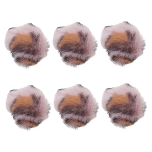 HOUDERCO 6stücke Leopard Print Katzenminze Spielzeugbälle Weiche Interaktive Kauspielzeuge Für Katzen Und Kätzchen Zur Selbstbeschäftigung Und Indoor-übung von HOUDERCO