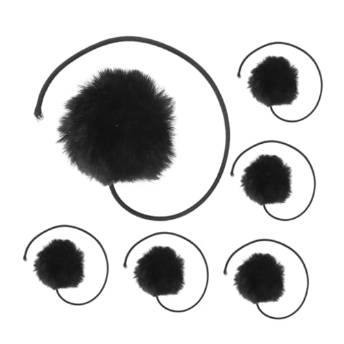 HOUDERCO 6pcs Selbstverlangen Katze Bell Weiches Plüsch Interaktives Katzenspielzeug Für Innenkatzen Kätzchen, Die Schwarz Jagen Und Spielen HOUDERCO 6pcs Selbstverlangen Katze Bell Weiches Plüsch Interaktives Katzenspielzeug Für Innenkatzen Kätzchen, Die Schwarz Jagen Und Spielen von HOUDERCO