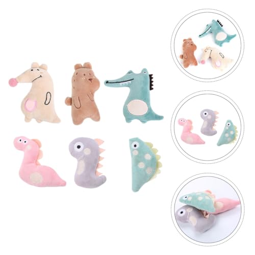 HOUDERCO 6stücke Interaktive Katzen Spielzeuge Set Aus Plüsch Lifelike Katzenminze Plüsch Spielzeug Für Spielende Haustiere Für Stundenlangen Spaß von HOUDERCO