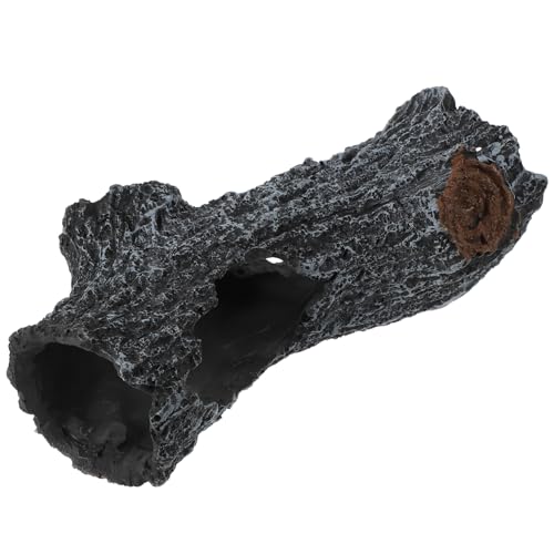 HOUDERCO Abnutzungsbeständiger Terrarium Reptilienversteck aus Hochwertigem Harz Multifunktionales Leichtes Reptilienzubehör für Gecko Echsen Schildkröten als Dekorative Höhle und von HOUDERCO