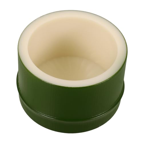 HOUDERCO Anti-Escaping Food Bowl Groß Fütterung Wasser Zubehör Für Reptilien Essen Bartagame Futternapf Gericht Futternapf Für Reptilien Trog Und Schüsseln Klein Bärtig Abs Green von HOUDERCO