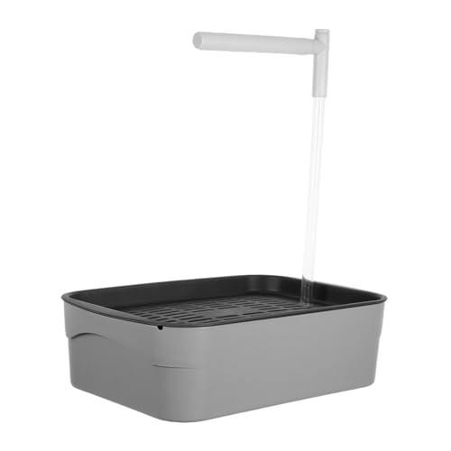 HOUDERCO Automatische Badewanne „papagei“. Papageienbaden Sichtweite Vogelbecken Vogel Automatische Badewanne Klare Vogeltränke Für Käfig Papageien Badewanne Cockatiel Bad Grey Abs von HOUDERCO