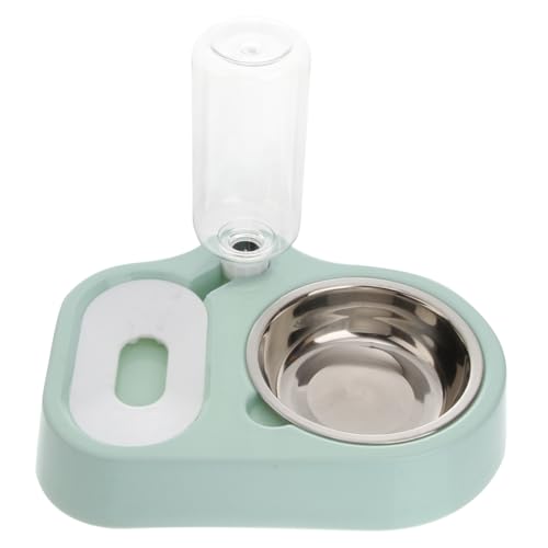 HOUDERCO Automatischer Wasserspender Haustiere mit Klarem Trinkbehälter Fellschutz durch Wassertank teiler Lebensmittelechter Kunststoff Vielseitig und Pflegeleicht Geeignet für Katzen und von HOUDERCO