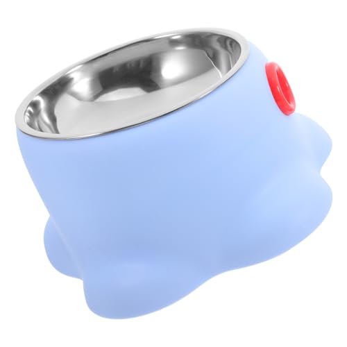 HOUDERCO Edelstahl Futternapf Tragbarer Hundenapf Auslaufsicherer Katzennapf Kleiner Hundewassernapf Metallnäpfe Kippsicherer Katzenwassernapf Katzenfutternapf Futternapf von HOUDERCO