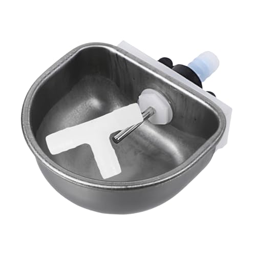 HOUDERCO Edelstahl-trinkwassernapf Für Kaninchen, Automatischer Wasserspender Für Kaninchen, Ideal Für Kleine Haustiere, Für Kaninchenkäfige, Zwinger, Häuser von HOUDERCO