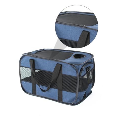 HOUDERCO Große Faltbare Haustier Tragetasche für Katzen und Kleine Hunde Tragbar mit Handgriff Langlebiges Material Komfortabel und Praktisch für Outdoor Reisen und Transport von HOUDERCO