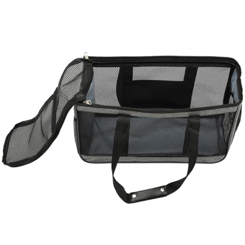 HOUDERCO Tragetasche Für Katzen Und Kleine Hunde Faltbare Atmungsaktive Transportbox Mit Stabilen Griffen Für Reisen Und Ausflüge Platzsparend Und Leicht Für Sommer von HOUDERCO