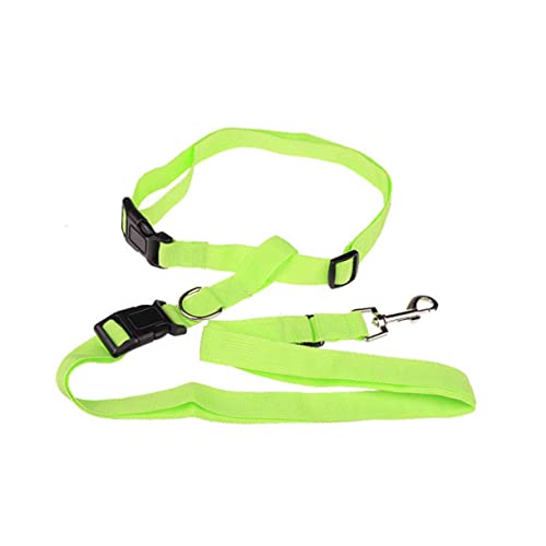 HOUDERCO Hände Hundeleine für Jogging und Wandern Verstellbare Taillen Leine für Hunde Komfortabel mit Schnellspanner für Tierhalter Grün HOUDERCO Hände Hundeleine für Jogging und Wandern Verstellbare Taillen Leine für Hunde Komfortabel mit Schnellspanner für Tierhalter Grün von HOUDERCO