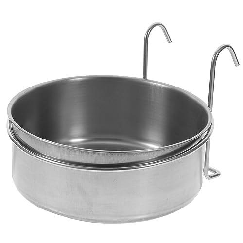 HOUDERCO Hängende Haustierschale rutschfest Bruchsicher Multifunktional für Futter und Wasser für Katzen und Lösung für Fütterung von HOUDERCO
