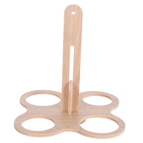 HOUDERCO Hängender Vogelfutterspender Mit 4 Schlitzen Holzhalter Für Vogeltränke Und Futternapf Futterstation Für Vögel Im Freien Für Garten Hinterhof Terrasse HOUDERCO Hängender Vogelfutterspender Mit 4 Schlitzen Holzhalter Für Vogeltränke Und Futternapf Futterstation Für Vögel Im Freien Für Garten Hinterhof Terrasse von HOUDERCO