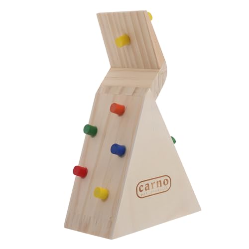 HOUDERCO Hamsterhaus aus Holz Hamster Unterschlupf Spielzeug Kletterspielzeug für Kleine Haustiere rutschfest Haustierbedarf von HOUDERCO