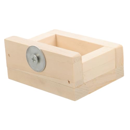 HOUDERCO Hamster Futternapf aus Holz Multifunktionale Schale für Kleine Futter und Wassernapf zu Reinigen und Platzsparend für Hamster HOUDERCO Hamster Futternapf aus Holz Multifunktionale Schale für Kleine Futter und Wassernapf zu Reinigen und Platzsparend für Hamster von HOUDERCO