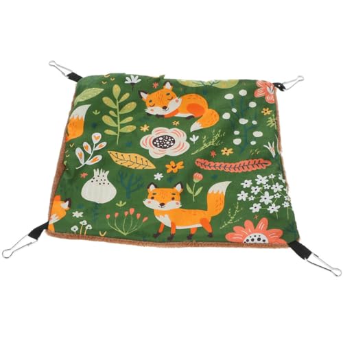 HOUDERCO Hamster Hängematte Warme Schlafnest für Kleintiere Hängendes Bett für Hamster Geeignet für Meerschweinchen Papageien und Atmungsaktiv und Langlebig von HOUDERCO