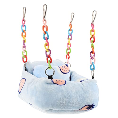 HOUDERCO Hamster Hängematte für Kleintiere Bequeme und Ruheecke für Hamster Chinchillas und Andere Kleine Haustiere für Käfig im Winter Entzückendes Design HOUDERCO Hamster Hängematte für Kleintiere Bequeme und Ruheecke für Hamster Chinchillas und Andere Kleine Haustiere für Käfig im Winter Entzückendes Design von HOUDERCO