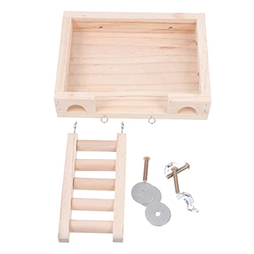 HOUDERCO Hamster Kletterleiter Holzplattform Kleintier Etagen Käfig Zubehör für Agilität und Zahnpflege Kleiner Nager Hamsterhaus DIY Kleintierkäfig HOUDERCO Hamster Kletterleiter Holzplattform Kleintier Etagen Käfig Zubehör für Agilität und Zahnpflege Kleiner Nager Hamsterhaus DIY Kleintierkäfig von HOUDERCO