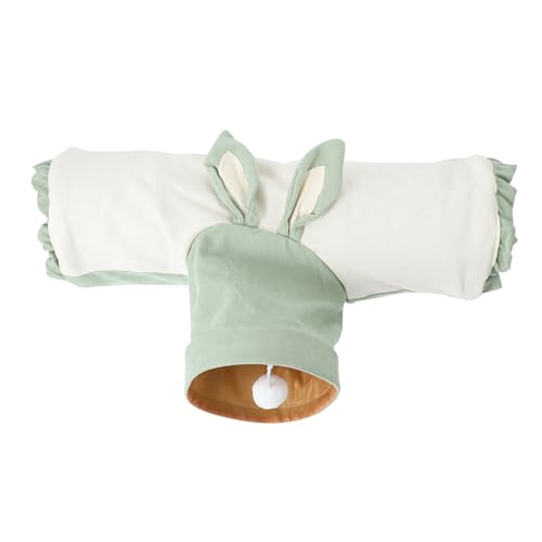 HOUDERCO Hamster Spieltunnel T Förmiger Kuscheltunnel für Kleintiere für Schlaf und Spielplatz aus Weichem Material für Hamster Meerschweinchen von HOUDERCO
